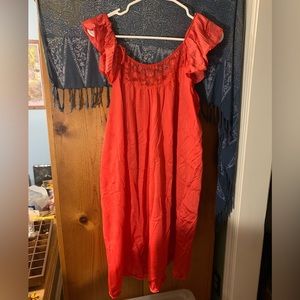 Red (size small) women’s nightgown